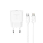XO 220V 25W, USB-C, cable Type-C - Lightning, /white/ - L167