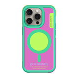 Husa tip bumper CiCi compatibila cu iPhone 14 Pro Max, MagSafe/Magnetic, silicon, Alb