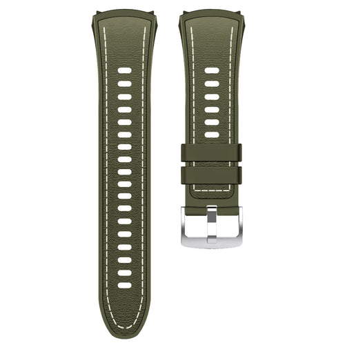 Curea silicon compatibila cu Watch 5 46mm, Verde
