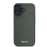 Husa Dkny compatibila cu iPhone 16, MagSafe/Magnetic, piele, Verde
