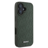 Husa Dkny compatibila cu iPhone 16, MagSafe/Magnetic, piele, Verde