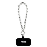 Husa cu inel Dkny compatibila cu iPhone 17 Pro Max, MagSafe/Magnetic, piele, Negru