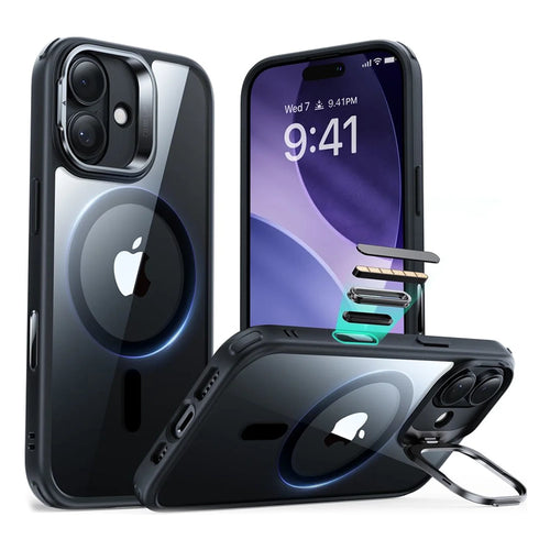 Husa ESR compatibila cu iPhone 17, MagSafe/Magnetic, policarbonat, Negru