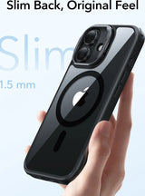 Husa ESR compatibila cu iPhone 17, MagSafe/Magnetic, policarbonat, Negru