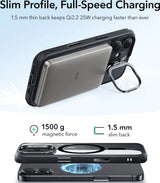 Husa ESR compatibila cu iPhone 17, MagSafe/Magnetic, policarbonat, Negru