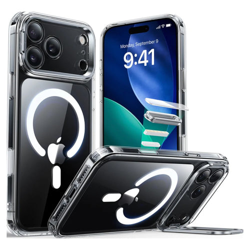 Husa ESR compatibila cu iPhone 17 Pro, MagSafe/Magnetic, policarbonat, Transparent