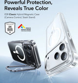 Husa ESR compatibila cu iPhone 17 Pro, MagSafe/Magnetic, policarbonat, Transparent