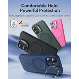 Husa ESR compatibila cu iPhone 17, MagSafe/Magnetic, silicon, Alb
