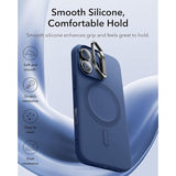 Husa ESR compatibila cu iPhone 17, MagSafe/Magnetic, silicon, Alb