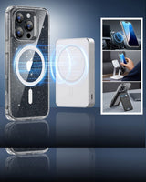 Husa ESR compatibila cu iPhone 16 Pro Max, MagSafe/Magnetic, policarbonat, silicon, Transparent
