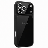 Husa telefon cu sticla si MagSafe pentru Apple iPhone 17, Neagra