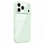 Husa telefon cu sticla pentru Apple iPhone 17, compatibila MagSafe, Verde menta