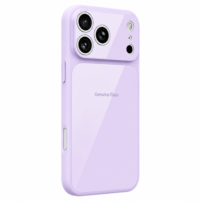 Husa telefon cu sticla MagSafe pentru Apple iPhone 17 Air, Mov