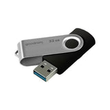 Stick USB GOODRAM UTS3 32GB, USB 3.0, Negru/Argintiu
