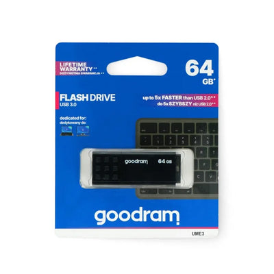 Stick USB GOODRAM UME3 64GB, USB 3.0, Negru