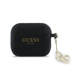 Husa, Guess AirPods Pro 3 Silicon 4g Charm Guap3lecg4k Omax 934b94, Negru