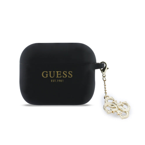 Husa, Guess AirPods Pro 3 Silicon 4g Charm Guap3lecg4k Omax 934b94, Negru
