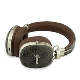 Casti Bluetooth GUESS GUBHP72P4SMDW cu logo metalic, Maro