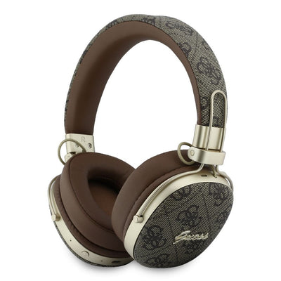 Casti Bluetooth GUESS GUBHP72P4SMDW cu logo metalic, Maro