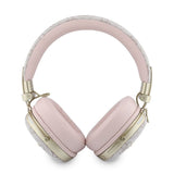 Casti Bluetooth GUESS PU 4G Metal Script Logo, Roz