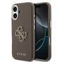 Husa Guess compatibila cu iPhone 17, piele ecologica, Maro