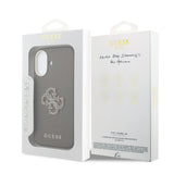 Husa Guess compatibila cu iPhone 17, piele ecologica, Maro