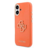Husa Guess compatibila cu iPhone 17, piele ecologica, Maro