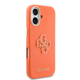 Husa Guess compatibila cu iPhone 17, piele ecologica, Maro