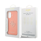 Husa Guess compatibila cu iPhone 17, piele ecologica, Maro