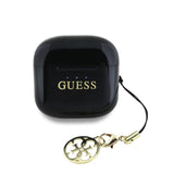 Casti TWS Guess Classic Logo Charm – Negru (Gutwsxmcclk)