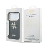 Husa Guess compatibila cu iPhone 17 Pro Max, policarbonat, Alb
