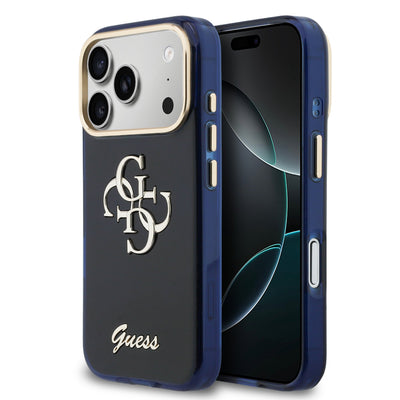 Husa Guess compatibila cu iPhone 17 Pro Max, policarbonat, Alb