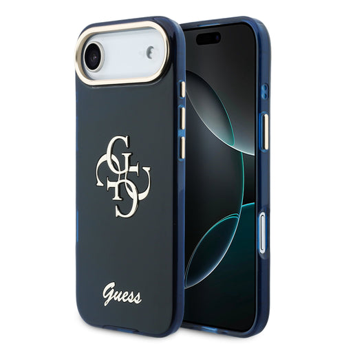 Husa Guess compatibila cu iPhone 17 Air, policarbonat, Alb