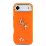 Husa Guess compatibila cu iPhone 17 Air, policarbonat, Alb