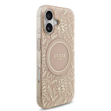 Husa cu inel Guess compatibila cu iPhone 17 Air, MagSafe/Magnetic, TPU, Alb