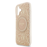 Husa cu inel Guess compatibila cu iPhone 17 Air, MagSafe/Magnetic, TPU, Alb