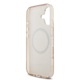 Husa cu inel Guess compatibila cu iPhone 17 Air, MagSafe/Magnetic, TPU, Alb