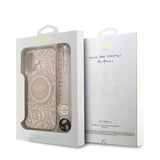 Husa cu inel Guess compatibila cu iPhone 17 Air, MagSafe/Magnetic, TPU, Alb