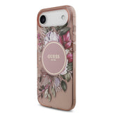 Husa cu inel Guess compatibila cu iPhone 17 Air, MagSafe/Magnetic, TPU, Alb