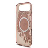 Husa cu inel Guess compatibila cu iPhone 17 Air, MagSafe/Magnetic, TPU, Alb