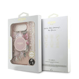 Husa cu inel Guess compatibila cu iPhone 17 Air, MagSafe/Magnetic, TPU, Alb