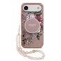 Husa cu inel Guess compatibila cu iPhone 17 Air, MagSafe/Magnetic, TPU, Alb