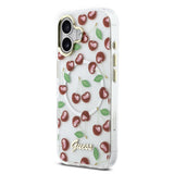 Husa telefon GUESS pentru Apple iPhone 17, IML Glitter Cherry MagSafe