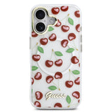 Husa telefon GUESS pentru Apple iPhone 17, IML Glitter Cherry MagSafe