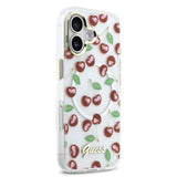 Husa telefon GUESS pentru Apple iPhone 17, IML Glitter Cherry MagSafe
