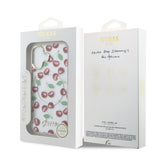 Husa telefon GUESS pentru Apple iPhone 17, IML Glitter Cherry MagSafe