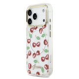 Husa telefon GUESS pentru Apple iPhone 17 Pro, IML Glitter Cherry MagSafe