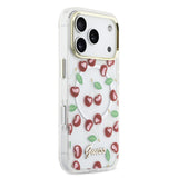 Husa telefon GUESS pentru Apple iPhone 17 Pro, IML Glitter Cherry MagSafe