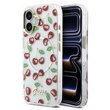 Husa telefon GUESS pentru Apple iPhone 17, IML Glitter Cherry MagSafe