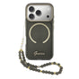 Husa cu inel Guess compatibila cu iPhone 17 Pro, MagSafe/Magnetic, TPU, Negru
